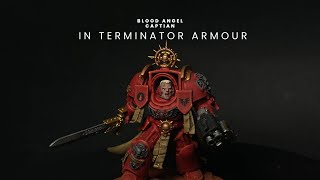 Painting the Captain in Terminator armour from the leviathan boxset as a Blood angel [upl. by Nyltak]