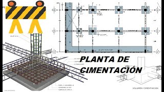 🚧 PLANO DE CIMENTACIÓN  planta de cimentación [upl. by Arden]