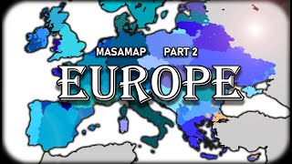 Masamans 2021 EthnoRacial Map of the World Part 2 Europe [upl. by Ahsienet]