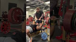 675lbs  October vs December 2023  Julius Maddox  Bench Press [upl. by Soracco]