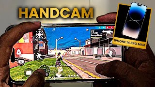 HANDCAM IPHONE 14 PRO MAX  GRÁFICO ULTRA  FREE FIRE [upl. by Alston89]