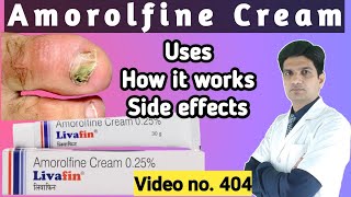 Amorolfine cream 025  Amorolfine cream  Livafin cream use hindi  amrolmac cream in hindi [upl. by Asir]