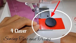 Sewing Tips and Tricks for making Neat and Straight Stitch  Sewing Techniques for Zipper [upl. by Eresed]