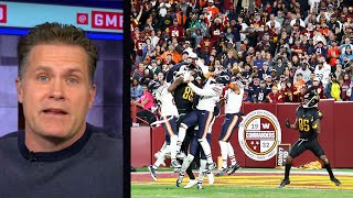 GMFB reacts to ending of BearsCommanders Week 8 [upl. by Enoj]