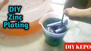 Diy zinc plating dirumah dengan chromating biru [upl. by Camroc]