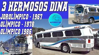 3 Dina Olímpicos en la Expo Autobuses de Aguascalientes Jorolímpico 1978 1986 [upl. by Stone]