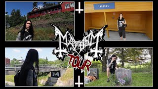 MayheM Tour  Visiting Euronymous and Other Places [upl. by Einneg]