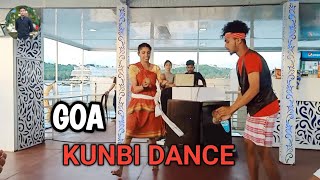 Goa traditional kunbi dance।। Folk dance performance 2023 inside the boat ⛵।। goa kunbi folkdance [upl. by Draper]