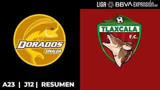 ¡Remontada del Gran Pez  Resumen  Dorados vs Tlaxcala  Jornada 12  A23  Liga BBVA Expansión MX [upl. by Zilla]