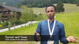 ADA scholar Esmael seid Yimer at the European Forum Alpbach 2017 [upl. by Domph]