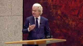 Inbreng Geert Wilders debat over achtergehouden memos mbt de dividendbelasting [upl. by Mascia]