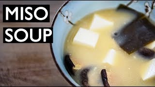 How to make Miso Soup  JAPANESE VEGAN RECIPE [upl. by Anawek]