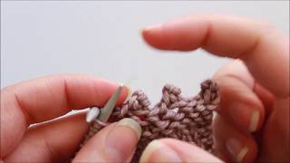 Picot Bind Off Method For Knitting [upl. by Nallaf]