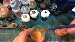 How to Thin Citadel Paint for Airbrushing [upl. by Eiuol]