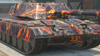 Bisonte C45  4 K Damage 24 K Ramming Wastelands Mad Games  WoT Blitz Tier 8 Tank Fun [upl. by Crist]