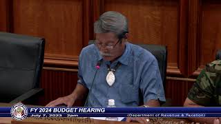 FY 2024 Budget Hearing  Senator Joe S San Agustin  July 07 2023 2PM DRT [upl. by Marietta140]