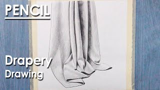 How to Draw Folds in Cloth in PencilDrapery Drawing  steps to follow [upl. by Refotsirk433]