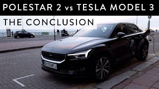 Polestar 2 vs Tesla Model 3  The Conclusion [upl. by Doss]