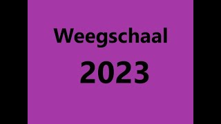 WEEGSCHAAL⚖️ ⭐️VOORUITBLIK 2023⭐️ [upl. by Atneciv]