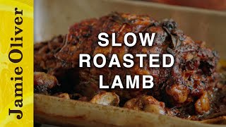 Slow Roasted Lamb  Jamie Oliver [upl. by Lapham540]