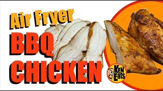 Simple and quick air fryer BBQ Chicken Chicken breast recipe [upl. by Kristi]