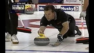 1998 Husky Oil Curling Classic  RHoward vs Duguid Extra End [upl. by Idoux]