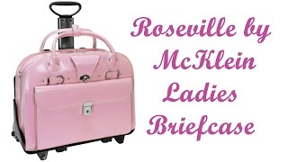 McKlein Roseville Briefcase in Pink [upl. by Laicram]