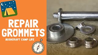 Tent and Tarp Repair with Grommets [upl. by Kristie]