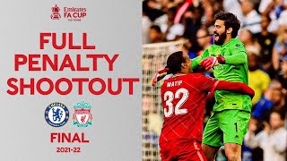 FULL Penalty Shootout amp Trophy Lift  Chelsea v Liverpool  Emirates FA Cup Final 2122 [upl. by Wolenik342]