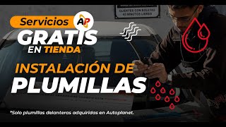 Instalación gratis de plumillas delanteras en Autoplanet [upl. by Ahsikcin]