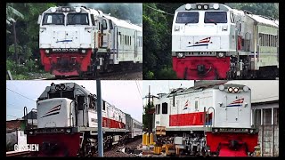 Kumpulan Semboyan 35 Lokomotif Kereta Api Indonesia  Train Horn Collection [upl. by Etnuahs923]