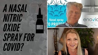 A Nasal Nitric Oxide Spray for COVID19 an interview with Chris Miller PhD of SaNOtize [upl. by Arayt]