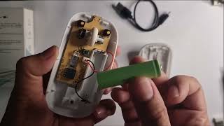 DIY  Wireless Mouse Battery replacement  lithium 14500 [upl. by Amedeo]