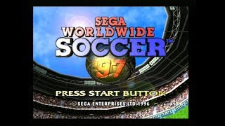 Saturn Introduction du jeu quotSega Worldwide Soccer 97quot de Team Aquila 1997 [upl. by Racso]