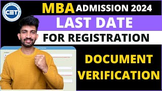 MBA Registration Form Filling Last Date  Mba cap round form filling 2024 [upl. by Killoran]