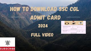 How to download SSC CGL admit card youtube viralvideo governmentjobs trending video ssc cgl [upl. by Laehcor]