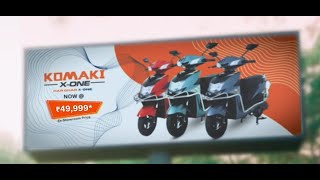 Komaki XOne Electric Scooter The Best Electric Ride Under ₹49999 HarGharKomaki komaki [upl. by Giustino]