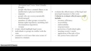 How to Assess and Evaluate the Effectiveness HSC Legal Studies [upl. by Vevay]