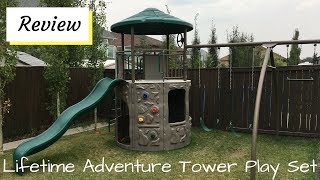 Review Lifetime Adventure Tower Play Set [upl. by Alfredo732]