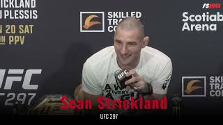 Sean Strickland full UFC 297 prefight media day interview [upl. by Arleta]