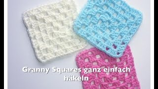 GANZ EINFACHES Granny Square häkeln  Granny Babydecke häkeln super für Anfänger [upl. by Atworth475]