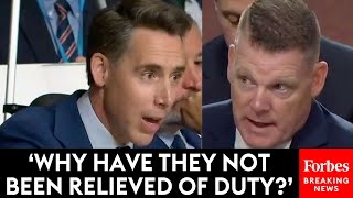 Josh Hawley To Acting Secret Service Director Why Has No One Involved In Trump Shooting Been Fired [upl. by Eenolem]