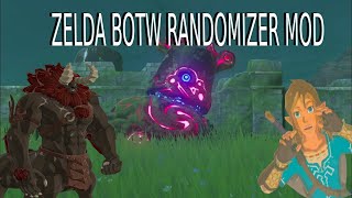 struggling to escape the great plateau in zelda botw randomizer mod by waikuteru [upl. by Stock]