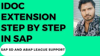 IDOC extension step by step in SAP [upl. by Rorry]