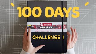 100 Day Sketchbook Challenge [upl. by Ardnas]