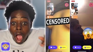 Trolling On Monkey App While Picking Up Girls Gets FREAKY😳💦 [upl. by Anetsirhc]