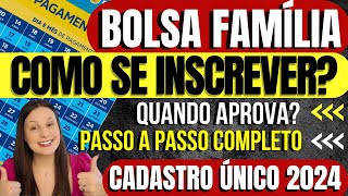 COMO SE INSCREVER NO BOLSA FAMÍLIA PASSO A PASSO COMPLETO [upl. by Keyte503]