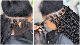 Cant braid Try BRAIDLESS Faux Locs The easiest faux locs tutorial for beginners  Ywigs hair [upl. by Burne]