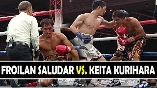 JANUARY 26 2024 FROILAN SALUDAR VS KEITA KURIHARA REMATCH FIGHT HIGHLIGHTS [upl. by Einej176]