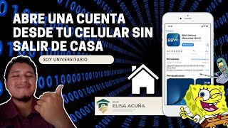 Abre una cuenta de débito desde tu celular  BBVA Bancomer SUBES BECA manutención JEEF [upl. by Simonette671]